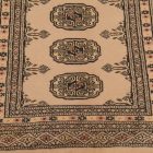 Runner rug beige Bokhara 190x64 handmade Pakistani rug