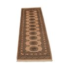Runner rug beige Bokhara 190x64 handmade Pakistani rug