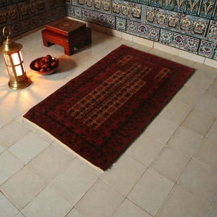 Prayer rug Mushwani 97x148 hand-knotted nomadic rug