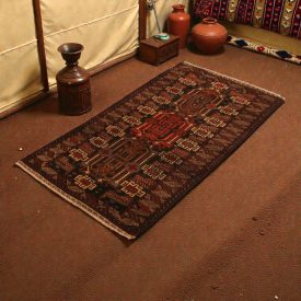 Baluch rug Mushwani 85x147 hand-knotted nomadic rug