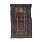 Prayer rug Mushwani 85x135 hand-knotted nomadic rug