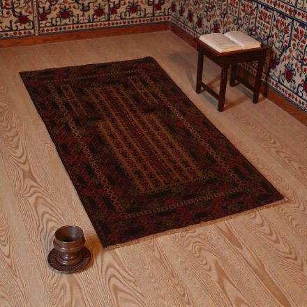 Prayer rug Mushwani 87x131 hand-knotted nomadic rug