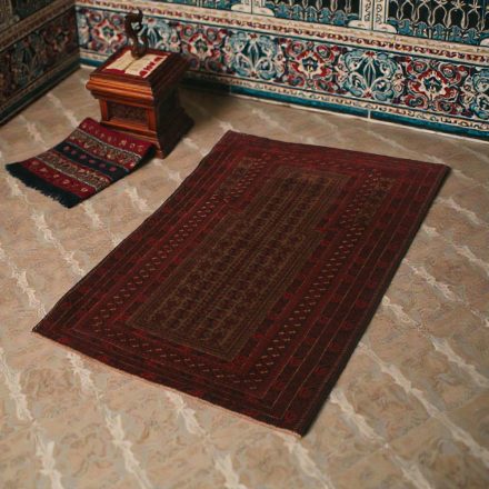 Prayer rug Mushwani 93x129 hand-knotted nomadic rug