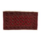 Turkmen rug Balisht Nakhsha 57x110 hand-knotted authentic rug