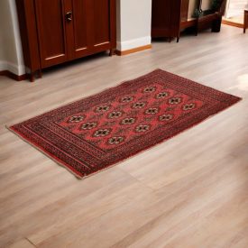 Turkmen rug Balisht Nakhsha 52x94 hand-knotted authentic rug