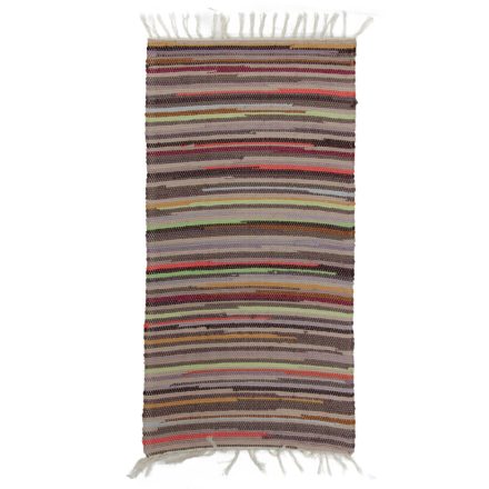 Rag rug 114x54 striped cotton Rag rug