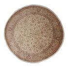 Round rug Isfahan 310x301 iranian handmade wool carpet