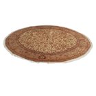Round rug Isfahan 310x301 iranian handmade wool carpet