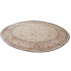 Round rug Isfahan 310x301 iranian handmade wool carpet