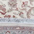 Round rug Isfahan 310x301 iranian handmade wool carpet