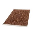 Silk rug Nirvana cinnamon 60x90 high-quality viscose silk carpet from Iran