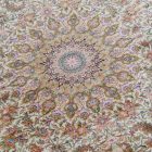 Silk rug Helya cream 100x150 high-quality viscose silk carpet from Iran
