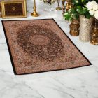 Silk rug Helya blue 100x150 viscose silk Persian carpet