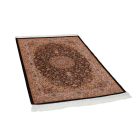 Silk rug Helya blue 100x150 viscose silk Persian carpet