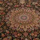 Silk rug Helya blue 100x150 viscose silk Persian carpet