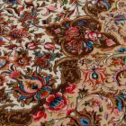 Silk rug Helya cream 80x120 Iranian viscose silk carpet