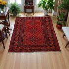 Oriental carpet Kargai 100x140 handmade Afghan wool carpet