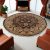 Round Carpet Isfahan 310x313 Persian handmade carpet