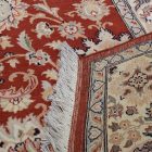 Iranian carpet Isfahan 140x217 handmade persian carpet