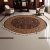 Round Carpet Isfahan 310x313 Persian handmade carpet