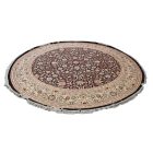Round Carpet Isfahan 310x313 Persian handmade carpet