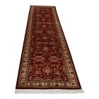Isfahan Iranian runner rug 77x312 handmade Persian carpet for hallway