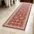 Isfahan iranian runner carpet 79x312 handmade Persian carpet for hallway