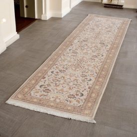 Tabriz runner rug 76x311 handmade persian carpet for hallway