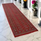 Runner rug Bokhara 80x306 handmade pakistani rug for corridor or hallways