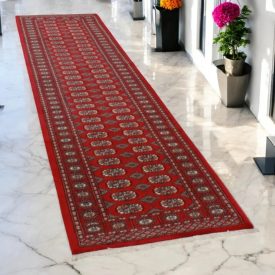   Runner rug Bokhara 81x305 handmade pakistani rug for corridor or hallways