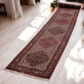 Bidjar runner rug 63x390 handmade iranian carpet for hallway