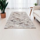 Modern carpet beige brown blue NADIM 80x150 modern rug for living room or bedroom