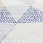 Modern carpet beige brown blue MELIS 140x200 modern rug for living room or bedroom