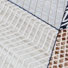 Modern carpet beige brown blue MELIS 140x200 modern rug for living room or bedroom