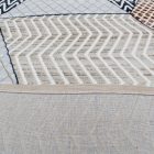 Modern carpet beige brown blue MELIS 200x300 modern rug for living room or bedroom