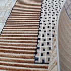 Modern carpet beige brown blue DIANA 200x300 modern rug for living room or bedroom