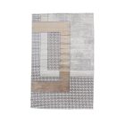 Modern carpet beige brown blue DIANA 80x150 modern rug for living room or bedroom