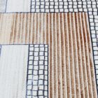 Modern carpet beige brown blue DIANA 80x150 modern rug for living room or bedroom