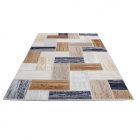 Modern carpet grey blue brown SAMI 140x200 modern rug for living room or bedroom