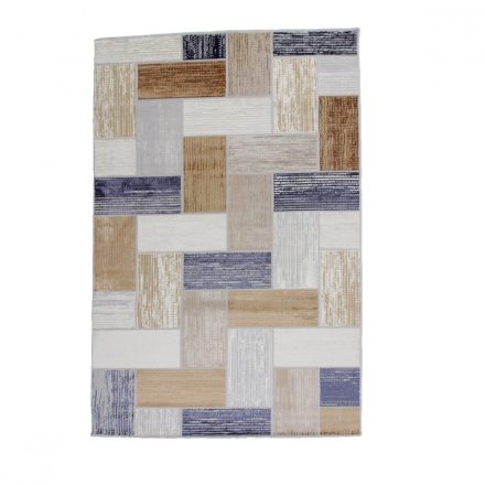 Modern carpet grey blue brown SAMI 140x200 modern rug for living room or bedroom
