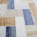 Modern carpet grey blue brown SAMI 200x300 modern rug for living room or bedroom
