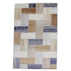 Modern carpet grey blue brown SAMI 80x150 modern rug for living room or bedroom