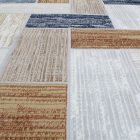 Modern carpet grey blue brown SAMI 80x150 modern rug for living room or bedroom