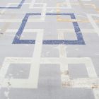 Modern carpet grey brown blue AMIR 140x200 modern rug for living room or bedroom