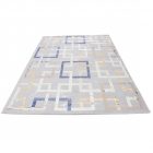 Modern carpet grey brown blue AMIR 200x300 modern rug for living room or bedroom