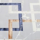 Modern carpet grey brown blue AMIR 200x300 modern rug for living room or bedroom