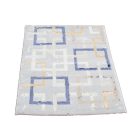 Modern carpet grey brown blue AMIR 80x150 modern rug for living room or bedroom