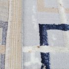 Modern carpet grey brown blue AMIR 80x150 modern rug for living room or bedroom
