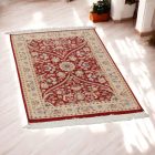 Isfahan persian rug 62x100 handmade iranian carpet