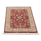 Isfahan persian rug 62x100 handmade iranian carpet